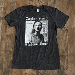 Bella Canvas Charcoal Gray Taylor Swift T-Shirt